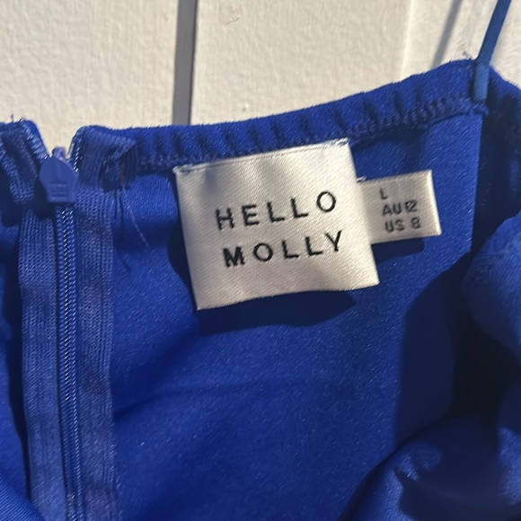 Hello Molly OUTTA CASH MIDI DRESS BLUE - Picture 3 of 6